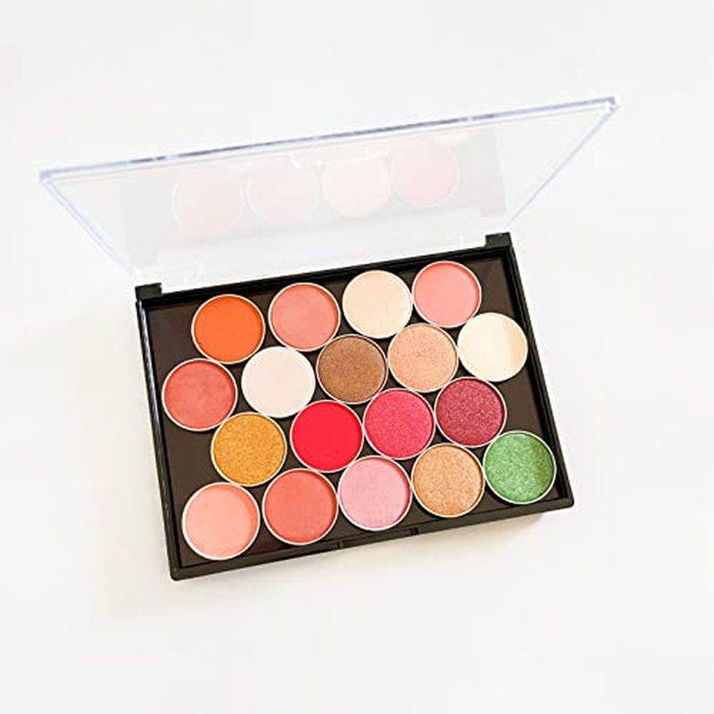 Medium Size Empty Magnetic Makeup Eyeshadow Palette with Clear Top- Organize, Depot DIY Your Own Palette 5.6¡®x 4.33''
