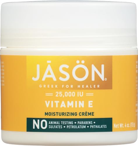 Vitamin E Intensive Moisturizing Crème for Face & Body, 25,000 IU, 4 oz (Pack of 2) – JASON