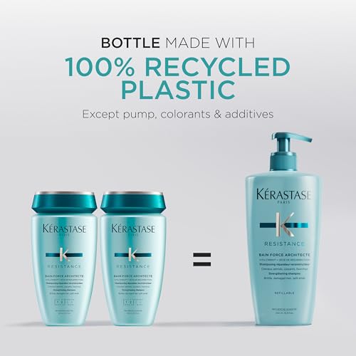 KÉRASTASE Resistance Strengthening Shampoo for Damaged Hair 16.91 Fl Oz