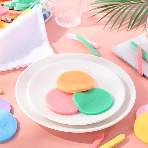Multicolor 960 Pcs Compressed Facial Sponges for Estheticians - Soft & Reusable