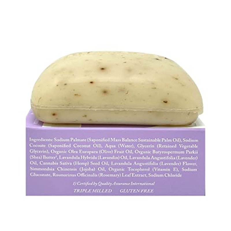 Dr. Woods Exfoliating Lavender Bar Soap with Organic Shea Butter, 5.25 oz (Pack of 6)