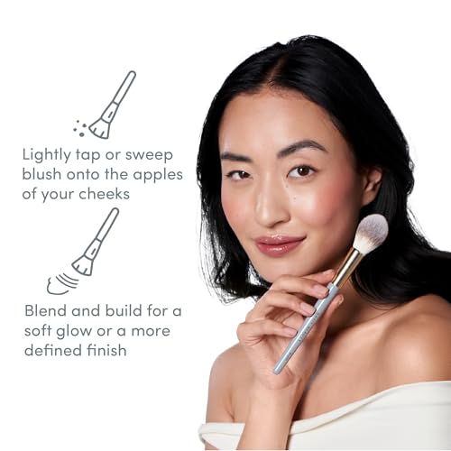 Ravie Beauty Blush & Powder Makeup Brush - Ultra-Soft Synthetic Bristles