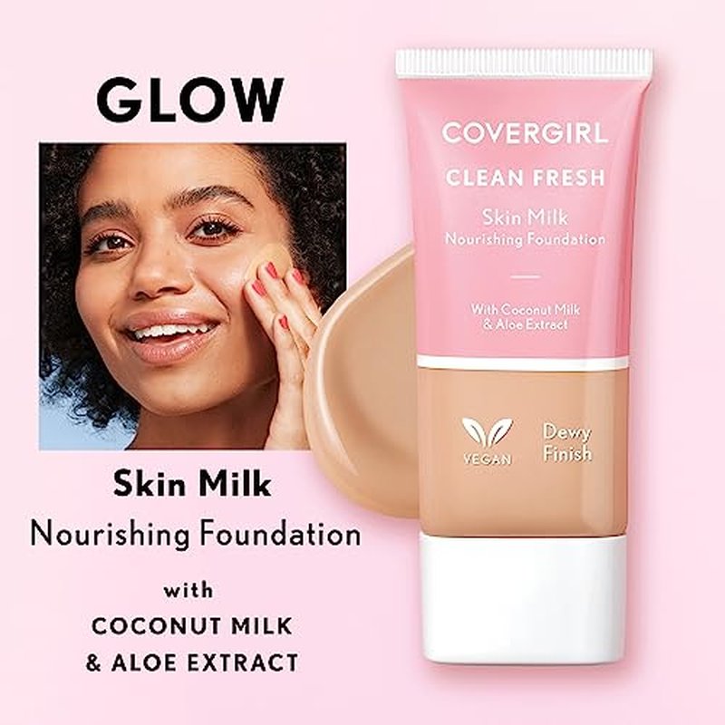 COVERGIRL, Clean Fresh Skin Milk Foundation, Tan/Rich, 1 Count (packaging may vary) (Pack of 2)