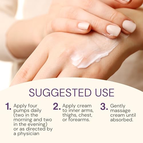 Bioidentical Hormone Support Cream with Vitamin D3 & K2 - 3.6oz Max Strength Pump
