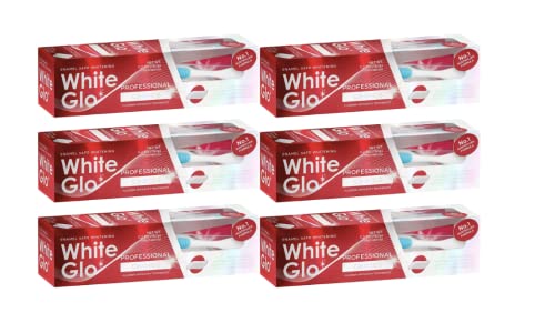 White Glo Extra Strength Whitening Toothpaste 100ml (6-Pack) – Professional Choice