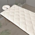 Double-Sided Massage Table Pad 76x34in Plush Fleece & Microfiber Cover, Spa Bed Topper