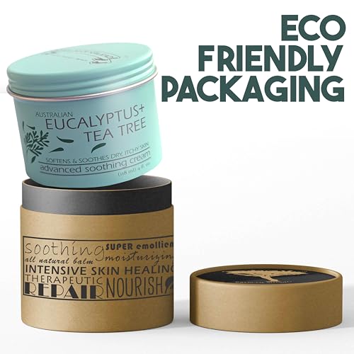 BALM OF GILEAD Foot Cream with Tea Tree and Eucalyptus ? Intensive Moisturizing Cream for Dry, Cracked Heels and Feet ? Refreshing Body and Skin Care Balm