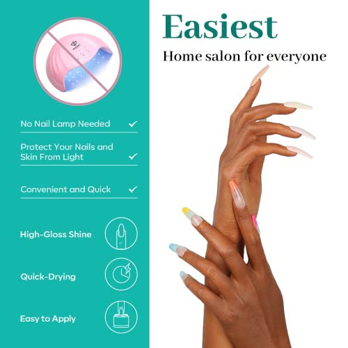modelones Nail Polish Remover, Acetone Nail Polish Remover and Red Yellow Orange Sky Blue Gel Manicure for Travel Nail Art for Salon DlY at Home