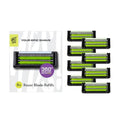 Anti-Clogging Razor Cartridge with Patented Dual Roller System ? Triple Blade, Easy-Rinse Design, 8 Refills ? YES! Your Epic Shave