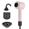 Pink Professional Hair Dryer - Fast Drying, Low Noise Blow Dryer for Home Salon Travel - A02