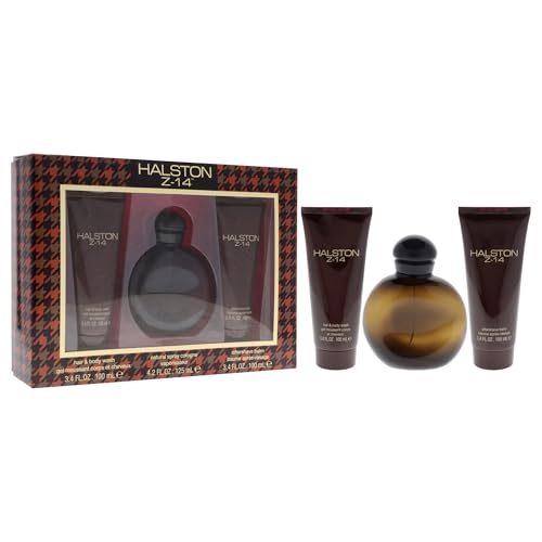 Halston Z-14 Men’s 3oz Gift Set with EDC Spray, After Shave Balm & Hair & Body Wash