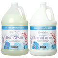 Ginger Lily Farms Botanicals Body Wash + Butter Lotion Bundle, Island Tranquility, 1 Gallon Each
