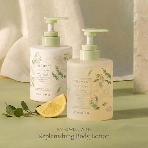 Moisturizing Body Wash with Eucalyptus & Lemon - Large Pump Bottle - Hydrating Cleanser