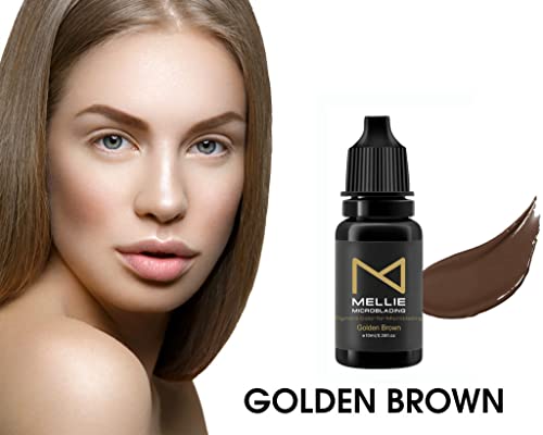 Microblading Pigment 10ml - Golden Brown for Eyebrow Tattooing