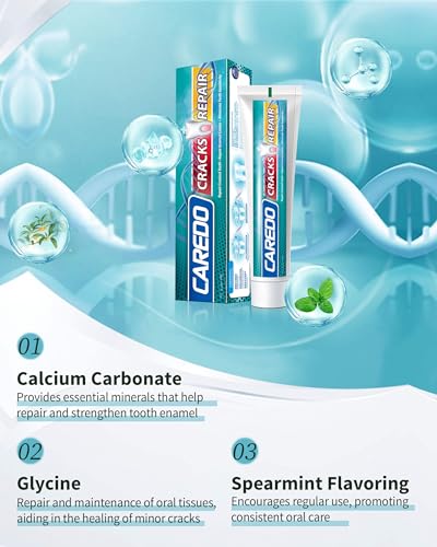 Healing Teeth Crack Toothpaste - Repair & Remineralize Enamel, 3.52oz Pack of 1 - Cracked Teeth Care