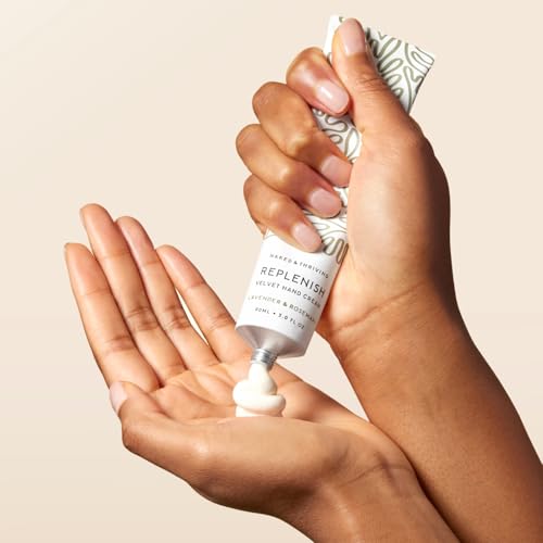 Naked & Thriving Replenish Velvet Hand Cream – Coconut & Vanilla, Fast-Absorbing Hydration