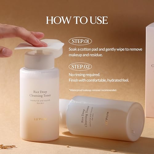 Rice Deep Cleansing Toner with 81% Rice Bran Water – Hydrating & Soothing Face Toner