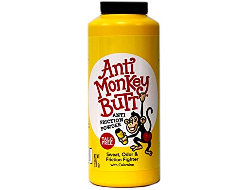 Anti Monkey Butt Men's Body Powder - Sweat Absorbing & Skin Comfort