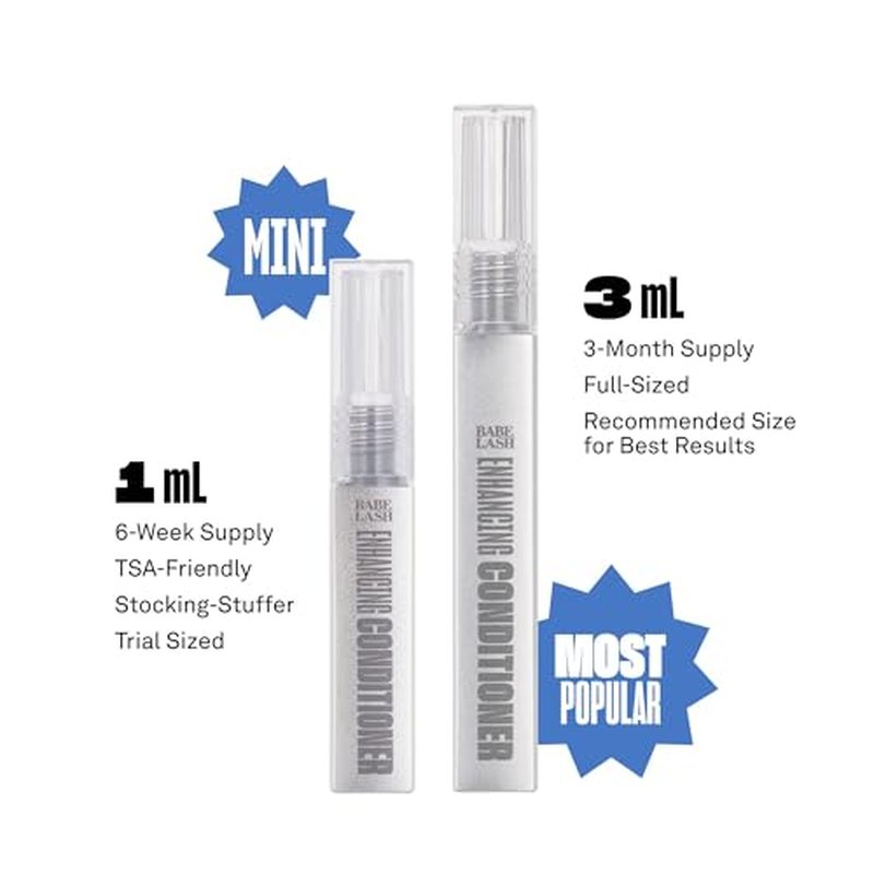 Babe Original Babe Lash Enhancing Conditioner - Conditioning Serum for Eyelashes, with Peptides and Biotin, Promotes Fuller & Thicker Looking Lashes, Companion to Essential Lash Serum