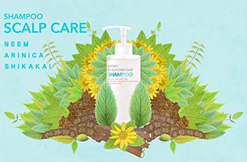 VAU Atomy Scalp Care Shampoo 16.9 Fl Oz – Gentle, Cooling Hair Wash for Whole Family