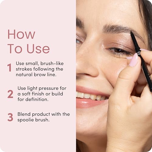 Billion Dollar Brows Micro Eyebrow Pencil 2-Pack Raven/Black - Waterproof & Smudge-Proof Precision Brow Tool