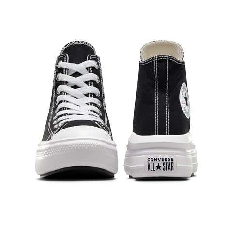 Converse Women's Chuck Taylor Move Platform High Top Sneakers - Black 6.5