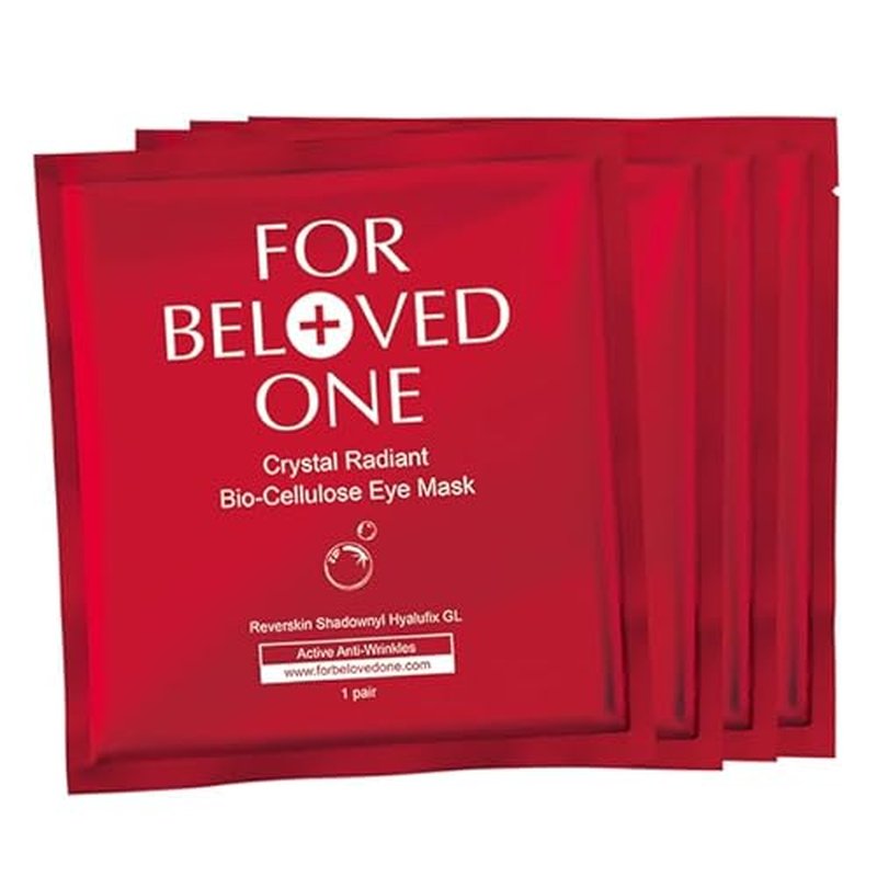 Crystal Radiant Bio-Cellulose Eye Mask(4 Pairs)
