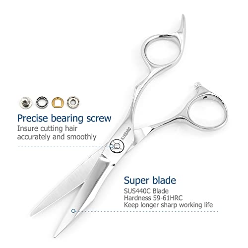Kinsaro 5.5 Inch Hair Cutting Scissors - Professional 440C Hair Shears