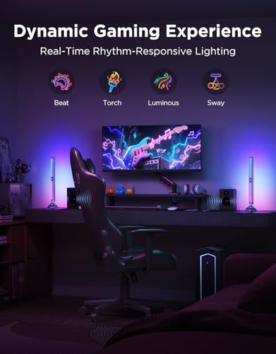 Govee 16-Inch RGBIC Smart Gaming Light Bar Pro with Wi-Fi & Music Sync