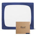 REST Evercool+ Cooling Fitted Sheet for Hot Sleepers, Full Size Midnight Blue