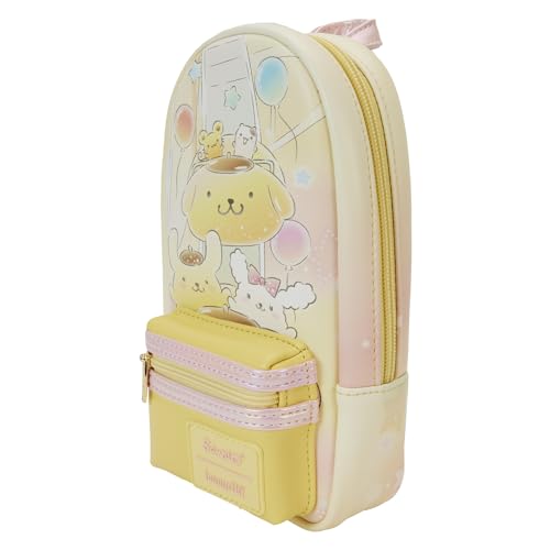 Loungefly Sanrio Pompompurin Carnival Pencil Case - Vegan Leather, Compact Organizer