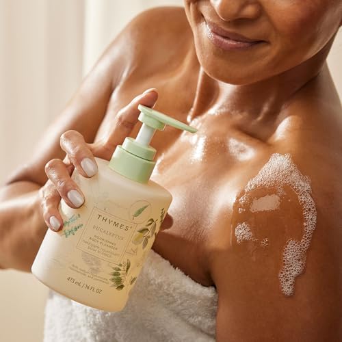 Moisturizing Body Wash with Eucalyptus & Lemon - Large Pump Bottle - Hydrating Cleanser