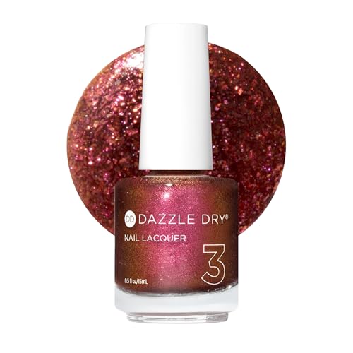 Dazzle Dry Nail Lacquer Step 3 Hey, Sexy! 0.5 fl oz - Long-Lasting Quick-Dry Polish