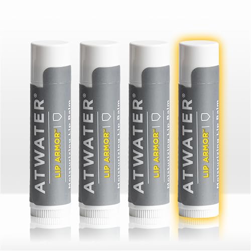 Moisturizing Lip Balm Set - 4 Pack, Long-Lasting, Low Shine, Hydrating