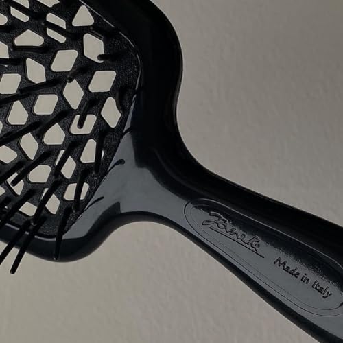 Paddle Hair Brush for Detangling & Blow-Drying - Black