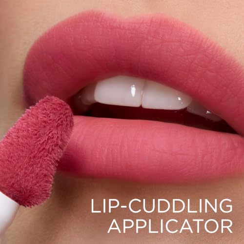 Lancôme Lip Idôle CuddleBlur Inflatable Lip Velvet - Warm Peachy Nude - Hydrating Matte Lipstick