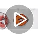 Food Processor with LED Timer 800W Electric Chopper Dual Bowl System