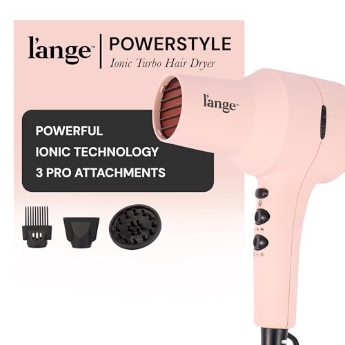 Blush PowerStyle Turbo Ionic Hair Dryer 1875W with Diffuser & Concentrator