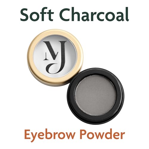Marie-José Soft Charcoal Eyebrow Powder - Waterproof, Long-Lasting, Vegan Brow Makeup