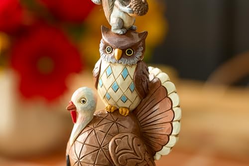 Jim Shore Heartwood Creek Fall Critters Figurine 11.22 Inch Autumn Decor