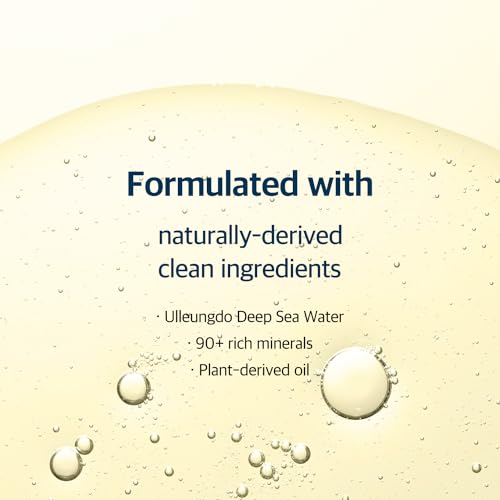 ROUND LAB Dokdo 2-Step Pore Purifying Cleanser Duo for Facial Cleansing, 1025 Dokdo Cleansing Oil and Cleanser, Makeup Blackhead Remover for Sensitive Skin, Easy to Wash, Korean Skin Care