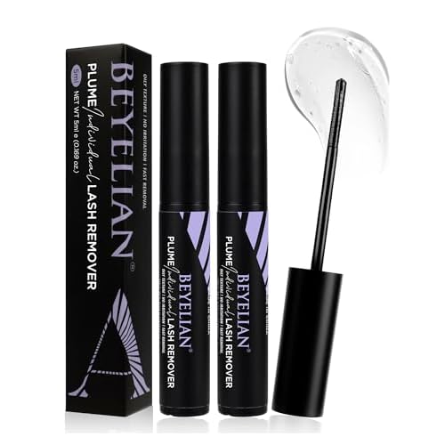BEYELIAN Lash Remover, Cluster Lash Glue Remover for DIY at Home Non-irritating Mascara Wand 10g (2 Pack)