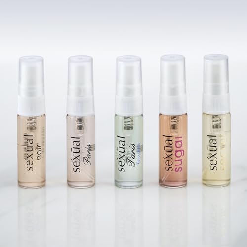 Women's Perfume Sample Set - Floral & Gourmand Fragrances, 5 Vials