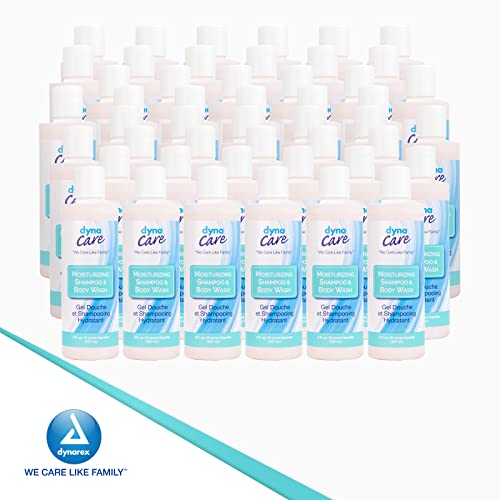 All-in-One Moisturizing Shampoo and Body Wash - Sensitive Skin, Tropical Scent, 8oz (48 Bottles Case)