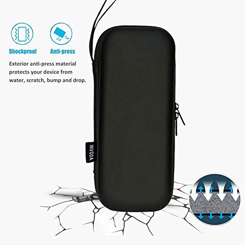 INVODA Hard Shaver Case for OneBlade Face and Body Hybrid Electric Trimmer Shaver Travel Case Compatible QP2630 QP2520 (Black)
