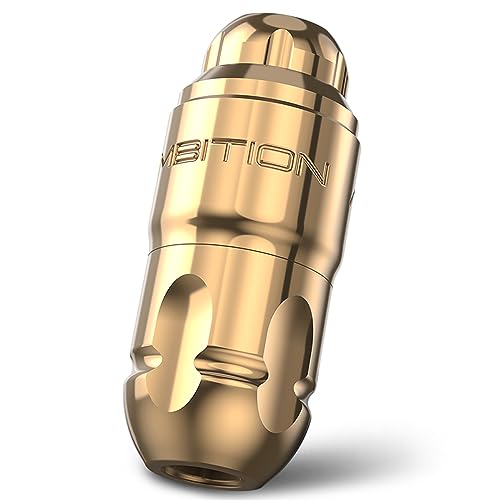 Ambition Lutin Rotary Tattoo Machine Pen - Gold Brushless Motor Professional