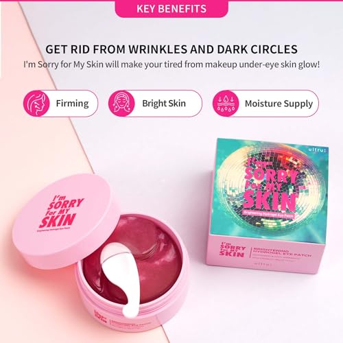 Brightening Hydrogel Eye Patches for Dark Circles & Puffy Eyes - 60EA