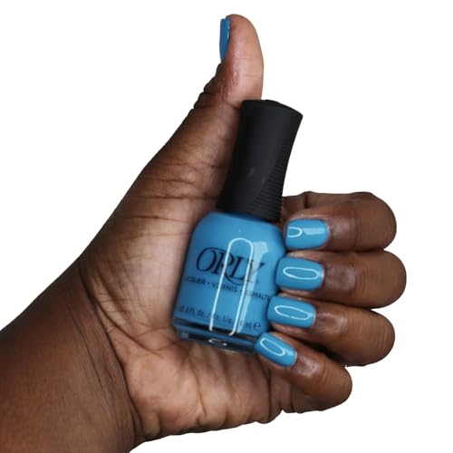 Orly Nail Polish Be Kind Rewind | Limited Edited 1980s Collection | Bold Blue Cr?me | Long-Wearing, Quick Drying & Chip Resistant Formula | Salon-Like Finish | Vegan, Cruelty Free (18ML)