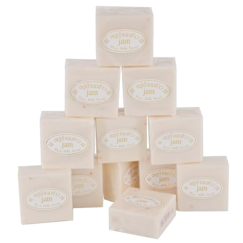 Thai Rice Soap 12PCS – Maruomiki Handmade Bath Soap 65g Each