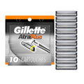 Gillette AltraPlus Razor Blade Refills 10 Count Lubra-Soft Strip for Close Shave - Variation of THIS listing